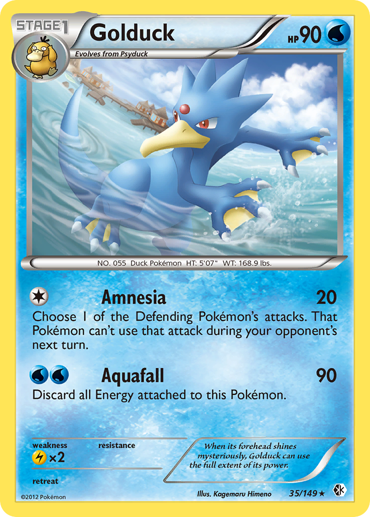 Golduck (35/149) [Black & White: Boundaries Crossed] | Mega City Incorporated