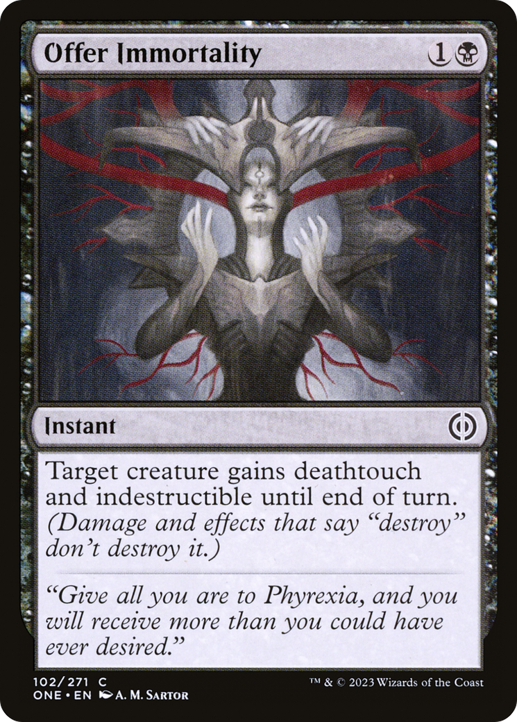 Offer Immortality [Phyrexia: All Will Be One] | Mega City Incorporated