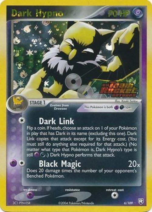 Dark Hypno (6/109) (Stamped) [EX: Team Rocket Returns] | Mega City Incorporated