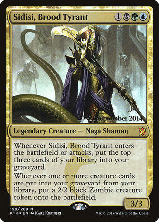 Sidisi, Brood Tyrant [Khans of Tarkir Promos] | Mega City Incorporated