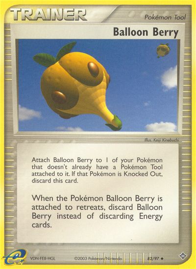 Balloon Berry (82/97) [EX: Dragon] | Mega City Incorporated