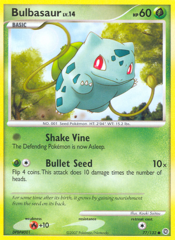 Bulbasaur (77/132) [Diamond & Pearl: Secret Wonders] | Mega City Incorporated