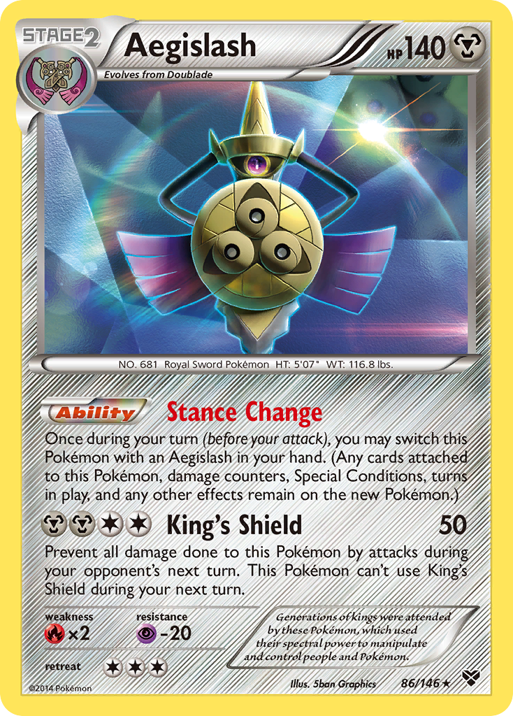 Aegislash (86/146) [XY: Base Set] | Mega City Incorporated