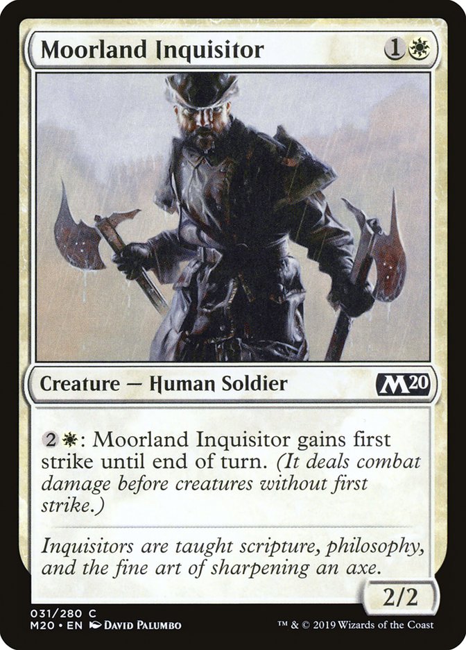 Moorland Inquisitor [Core Set 2020] | Mega City Incorporated