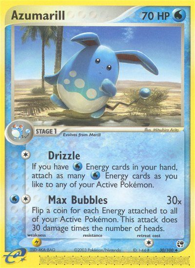 Azumarill (30/100) [EX: Sandstorm] | Mega City Incorporated