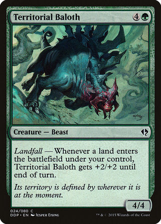 Territorial Baloth [Duel Decks: Zendikar vs. Eldrazi] | Mega City Incorporated