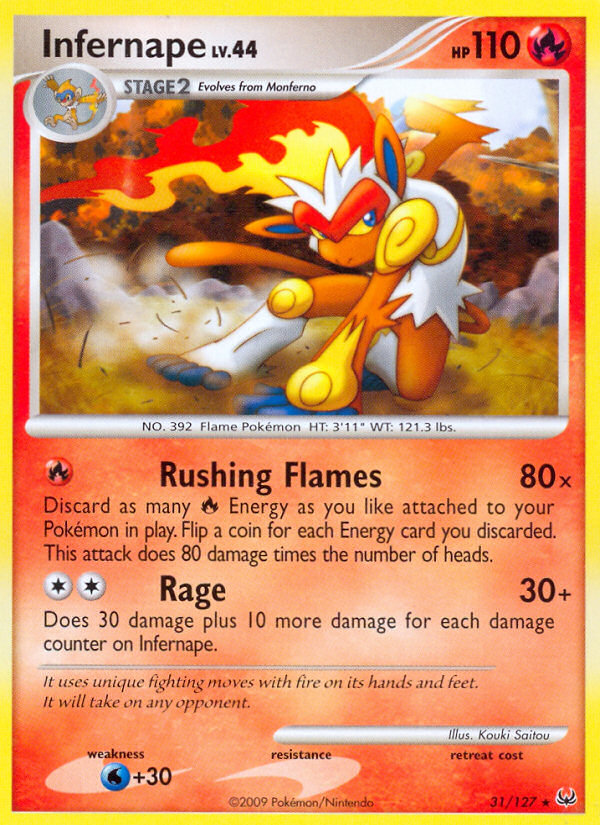 Infernape (31/127) [Platinum: Base Set] | Mega City Incorporated