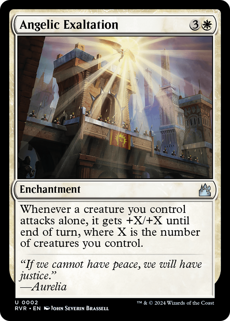 Angelic Exaltation [Ravnica Remastered] | Mega City Incorporated