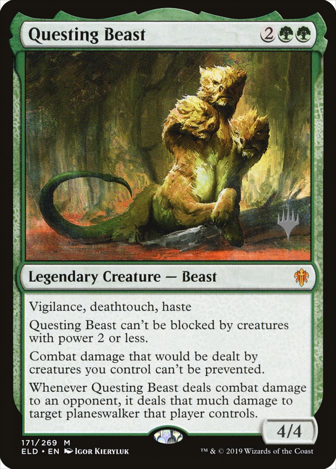 Questing Beast (Promo Pack) [Throne of Eldraine Promos] | Mega City Incorporated