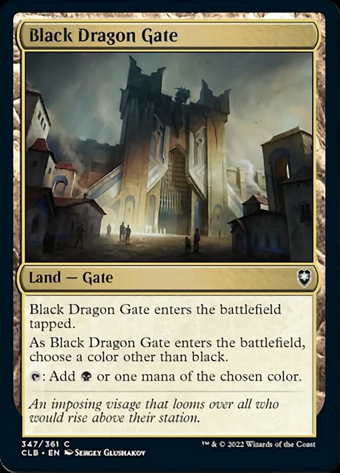 Black Dragon Gate [Commander Legends: Battle for Baldur's Gate] | Mega City Incorporated