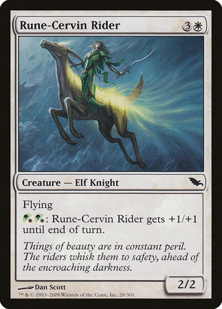 Rune-Cervin Rider [Shadowmoor] | Mega City Incorporated