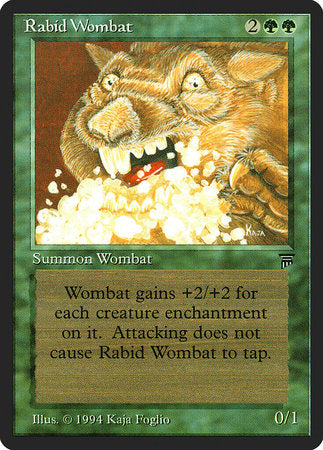 Rabid Wombat [Legends] | Mega City Incorporated