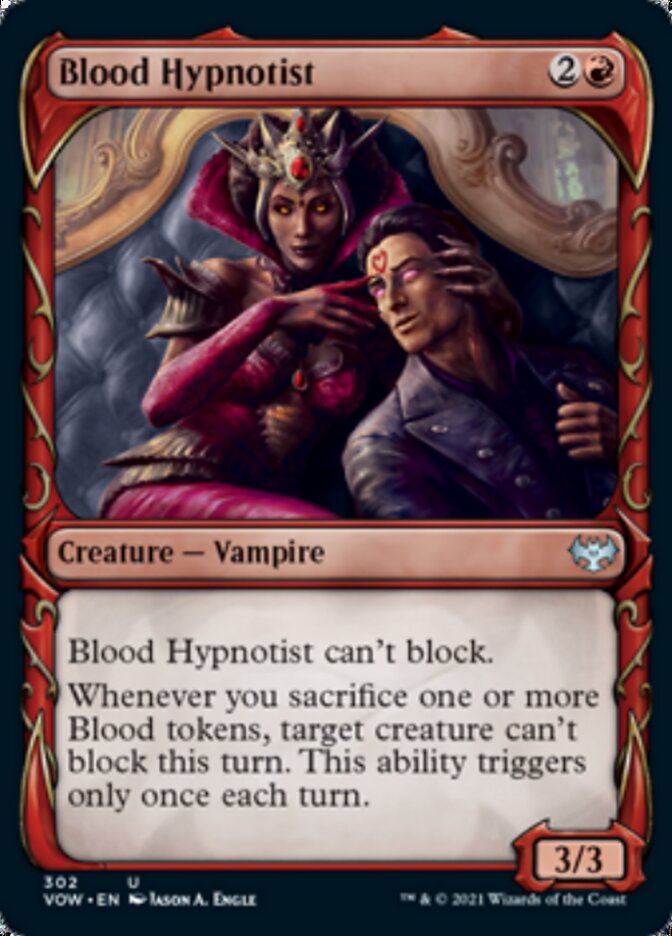 Blood Hypnotist (Showcase Fang Frame) [Innistrad: Crimson Vow] | Mega City Incorporated