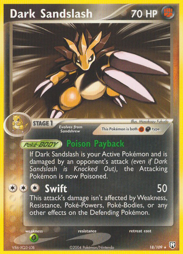 Dark Sandslash (18/109) [EX: Team Rocket Returns] | Mega City Incorporated