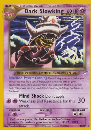 Dark Slowking (20/105) [Neo Destiny Unlimited] | Mega City Incorporated