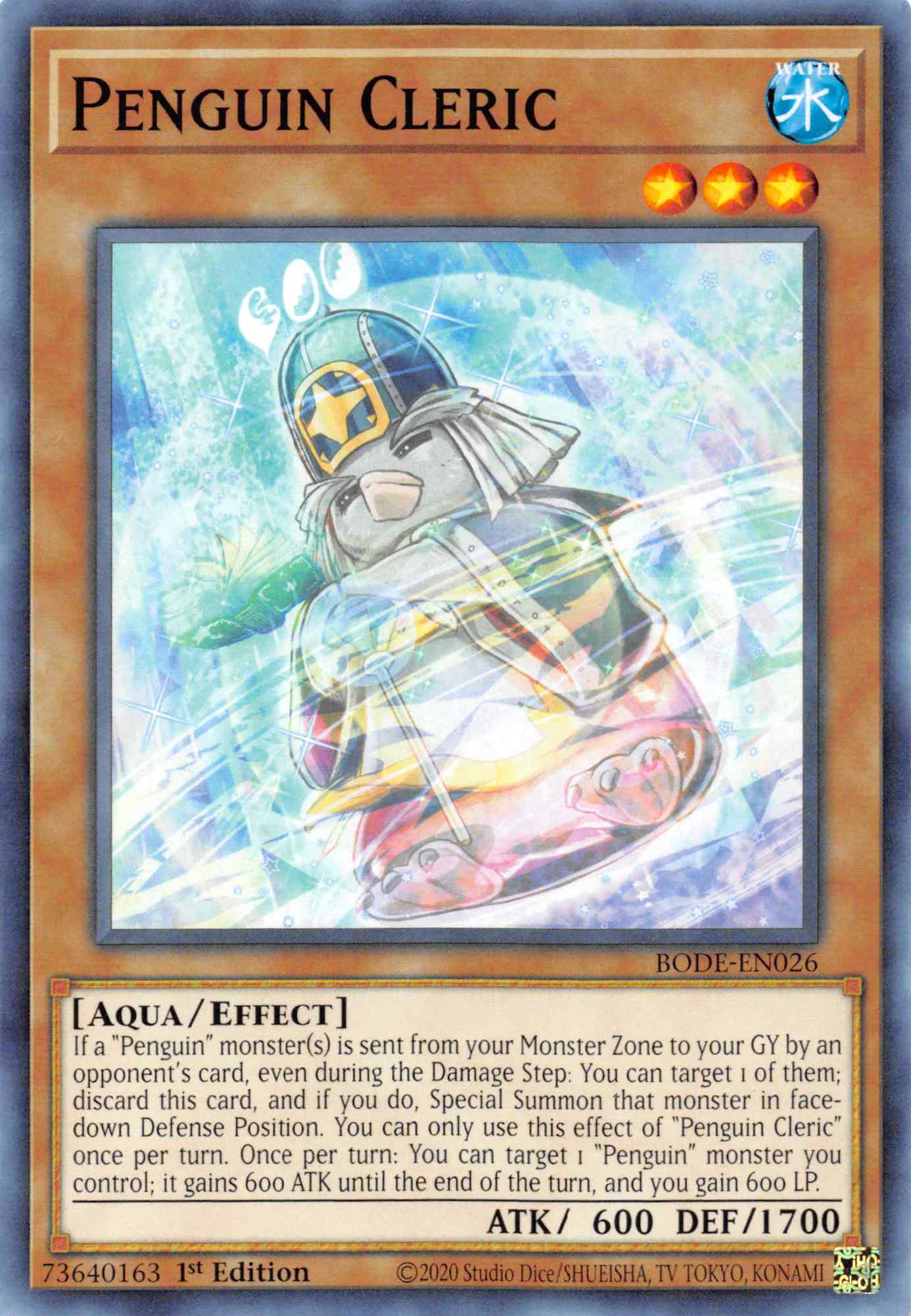 Penguin Cleric [BODE-EN026] Common | Mega City Incorporated