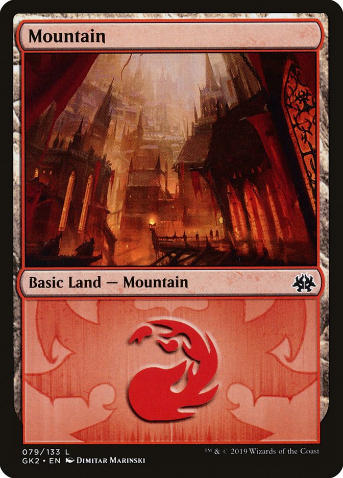 Mountain (79) [Ravnica Allegiance Guild Kit] | Mega City Incorporated