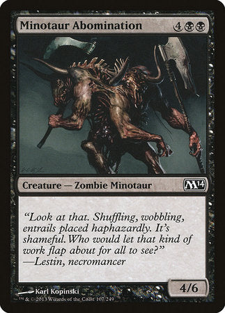 Minotaur Abomination [Magic 2014] | Mega City Incorporated