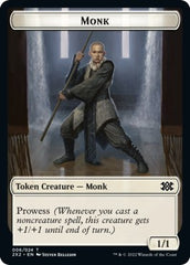 Wrenn and Six Emblem // Monk Double-sided Token [Double Masters 2022 Tokens] | Mega City Incorporated