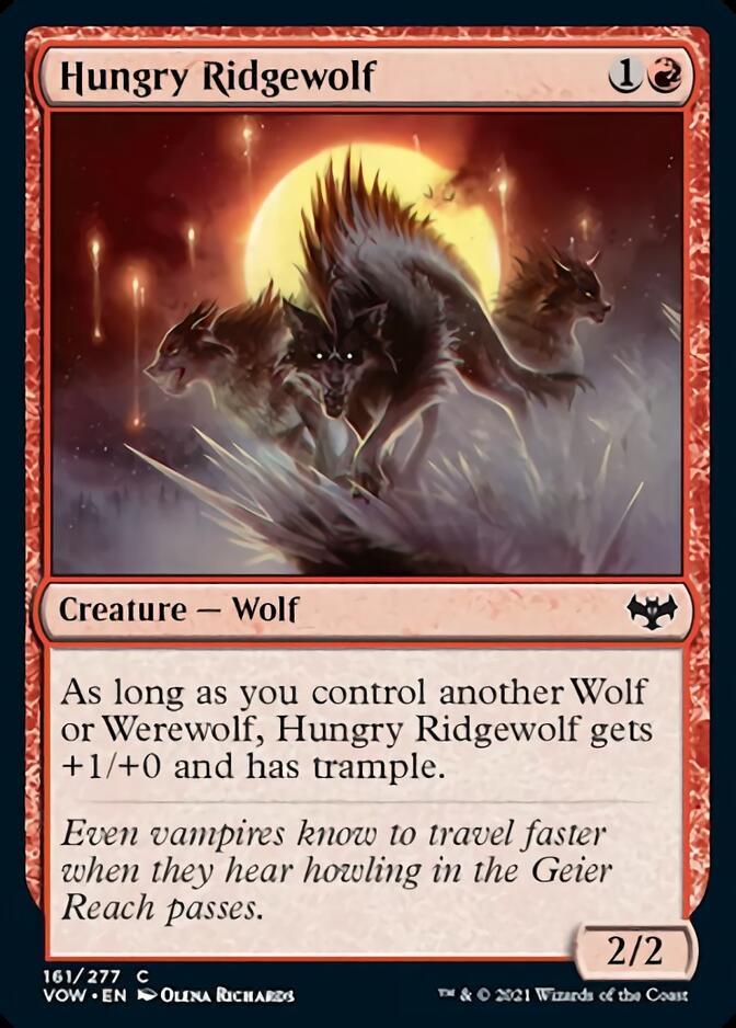 Hungry Ridgewolf [Innistrad: Crimson Vow] | Mega City Incorporated