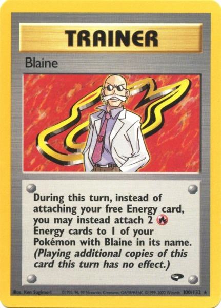 Blaine (100/132) [Gym Challenge Unlimited] | Mega City Incorporated