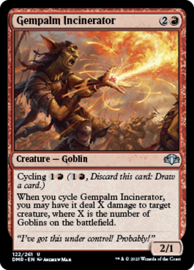 Gempalm Incinerator [Dominaria Remastered] | Mega City Incorporated