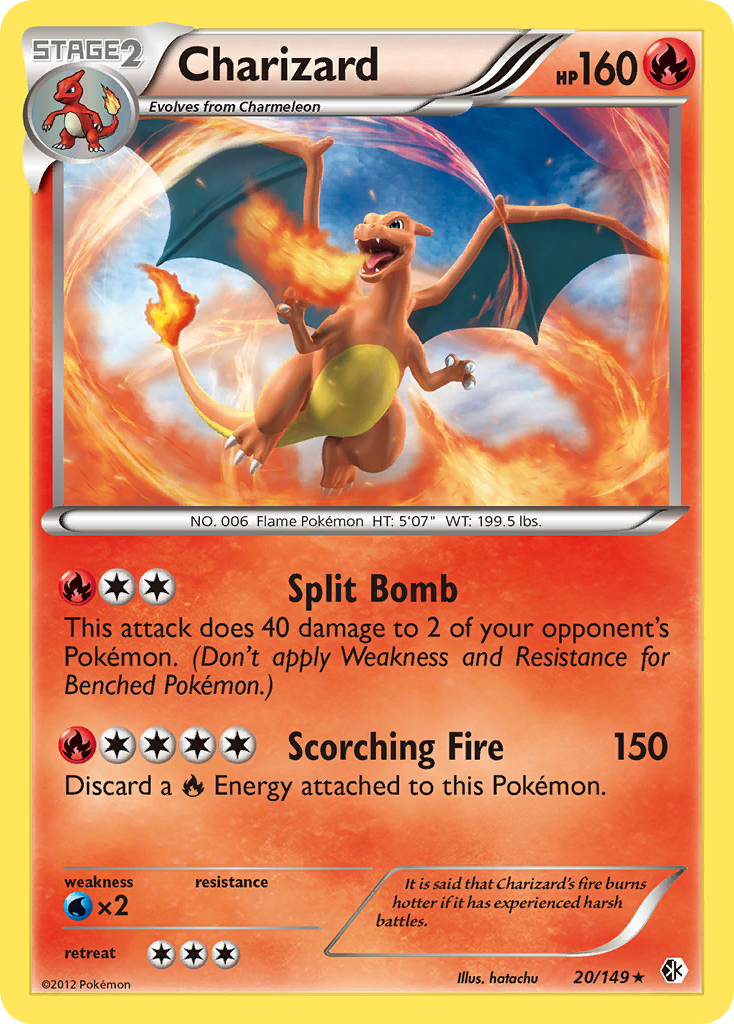 Charizard (20/149) [Black & White: Boundaries Crossed] | Mega City Incorporated