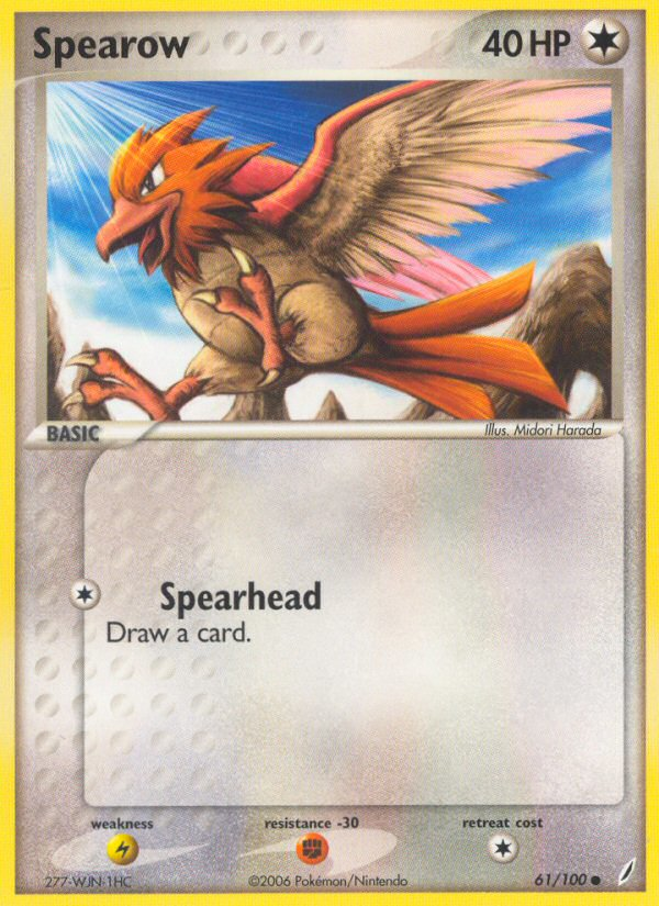 Spearow (61/100) [EX: Crystal Guardians] | Mega City Incorporated