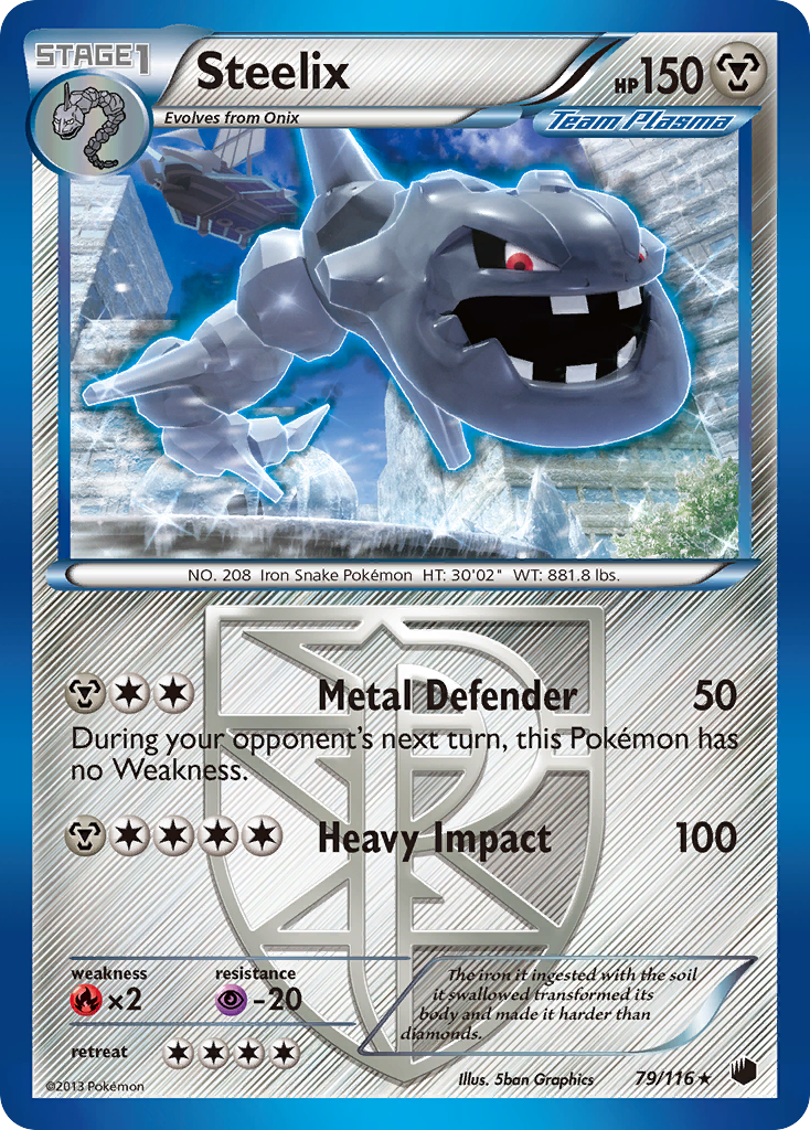 Steelix (79/116) [Black & White: Plasma Freeze] | Mega City Incorporated