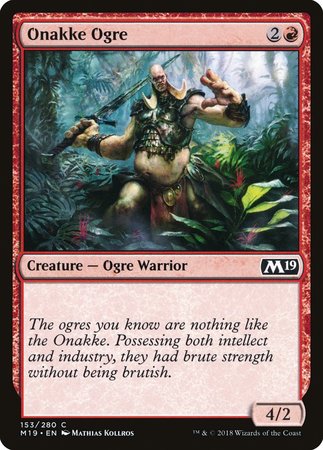 Onakke Ogre [Core Set 2019] | Mega City Incorporated