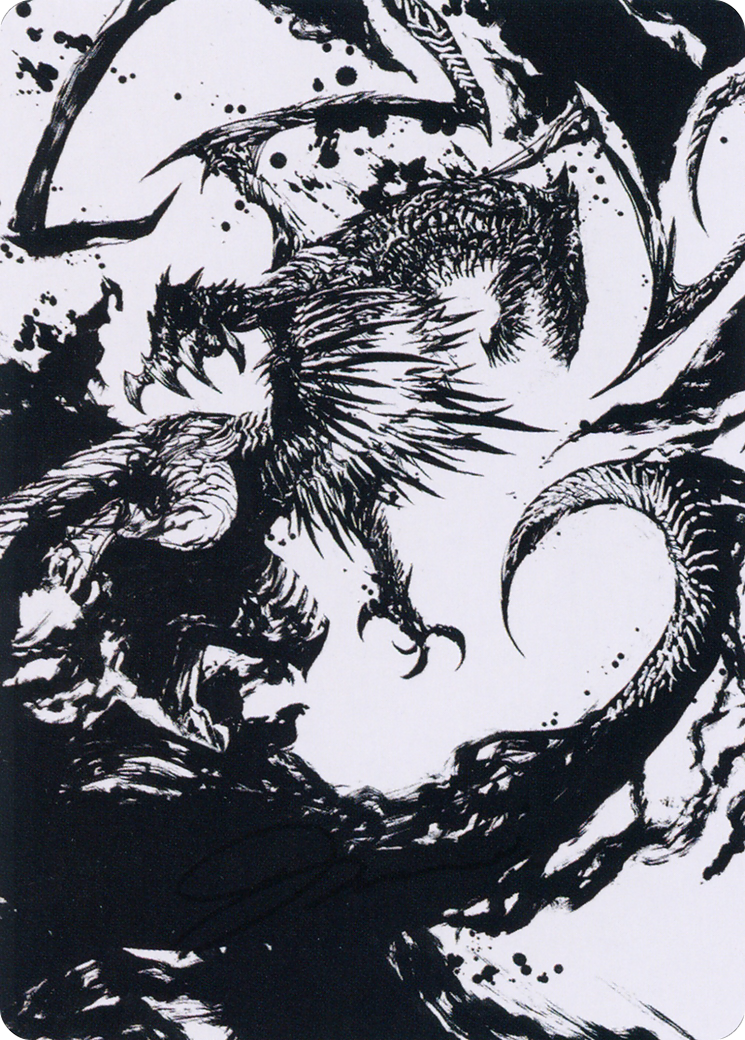 Skithiryx, the Blight Dragon Art Card [March of the Machine Art Series] | Mega City Incorporated