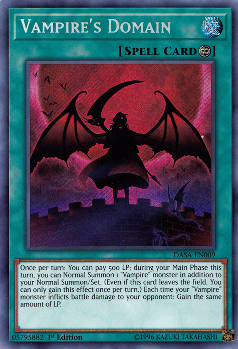 Vampire's Domain [DASA-EN009] Secret Rare | Mega City Incorporated