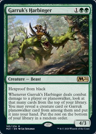 Garruk's Harbinger [Core Set 2021] | Mega City Incorporated