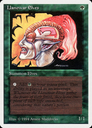 Llanowar Elves [Summer Magic / Edgar] | Mega City Incorporated