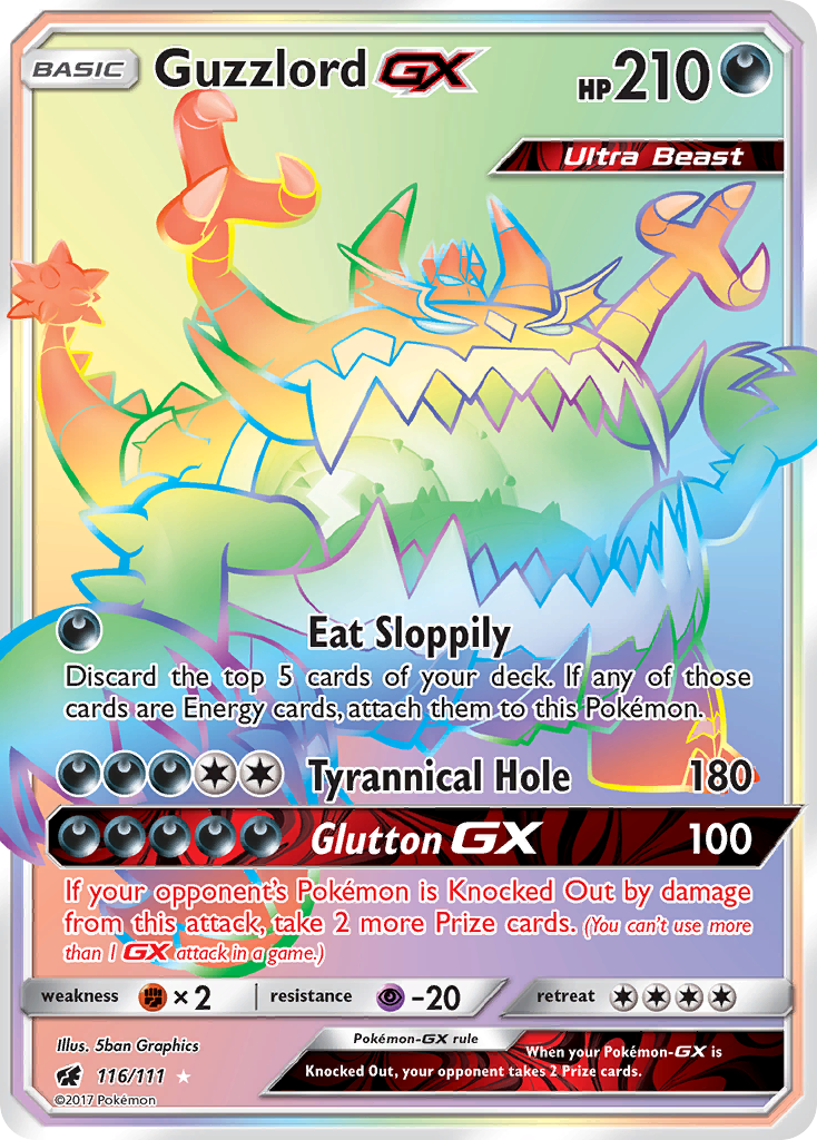 Guzzlord GX (116/111) [Sun & Moon: Crimson Invasion] | Mega City Incorporated