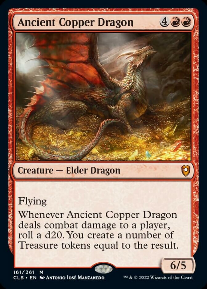 Ancient Copper Dragon [Commander Legends: Battle for Baldur's Gate] | Mega City Incorporated