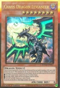 Chaos Dragon Levianeer (Alternate Art) [MAGO-EN017] Gold Rare | Mega City Incorporated