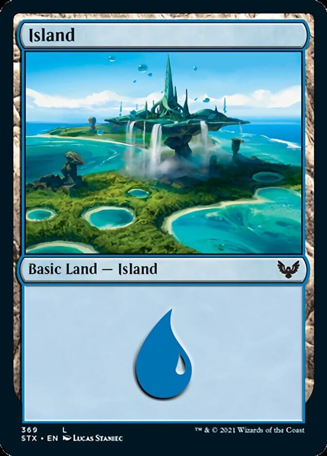 Island (#369) [Strixhaven: School of Mages] | Mega City Incorporated