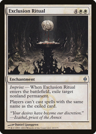 Exclusion Ritual [New Phyrexia] | Mega City Incorporated