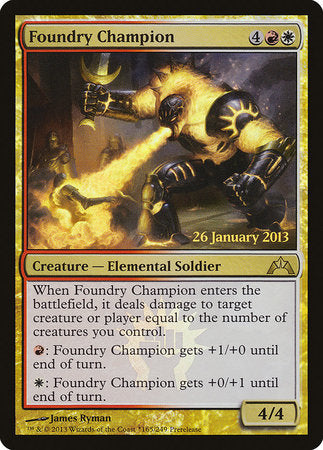 Foundry Champion [Gatecrash Promos] | Mega City Incorporated