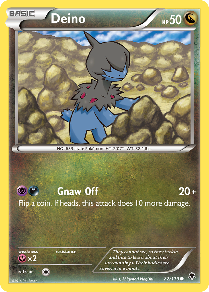 Deino (72/119) [XY: Phantom Forces] | Mega City Incorporated