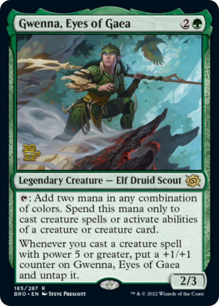 Gwenna, Eyes of Gaea [The Brothers' War: Prerelease Promos] | Mega City Incorporated