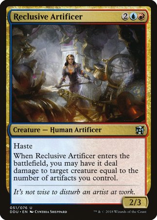 Reclusive Artificer [Duel Decks: Elves vs. Inventors] | Mega City Incorporated