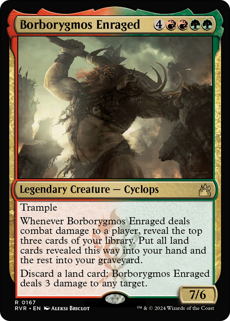 Borborygmos Enraged [Ravnica Remastered] | Mega City Incorporated