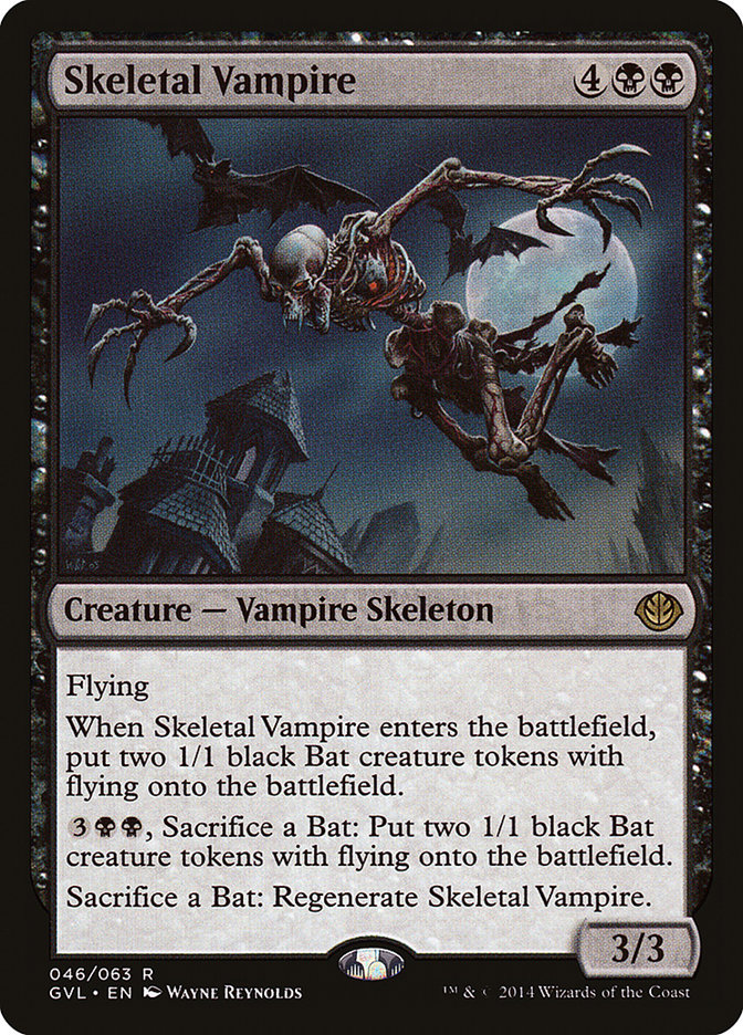 Skeletal Vampire (Garruk vs. Liliana) [Duel Decks Anthology] | Mega City Incorporated