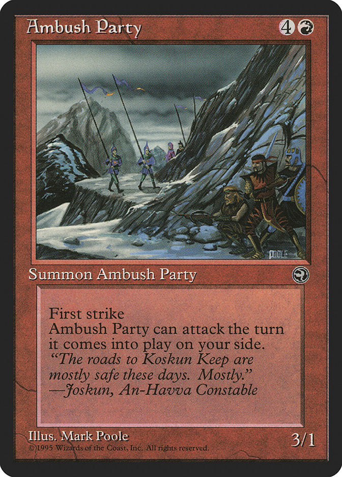 Ambush Party (Joskun Flavor Text) [Homelands] | Mega City Incorporated