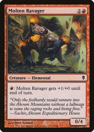 Molten Ravager [Zendikar] | Mega City Incorporated