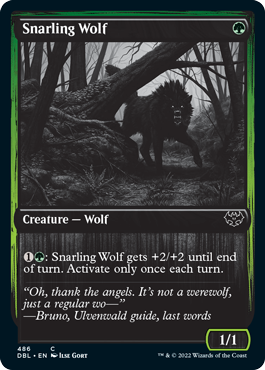 Snarling Wolf (486) [Innistrad: Double Feature] | Mega City Incorporated