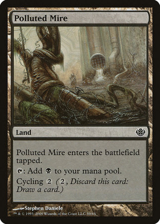 Polluted Mire [Duel Decks: Garruk vs. Liliana] | Mega City Incorporated