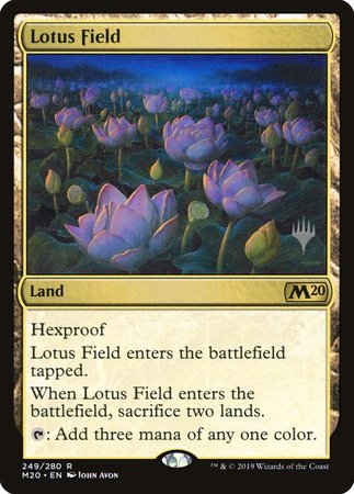 Lotus Field [Core Set 2020 Promos] | Mega City Incorporated